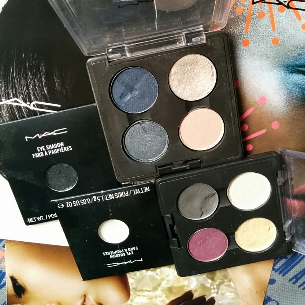 7 MAC Eye Shadow Pans/Depots Bundle